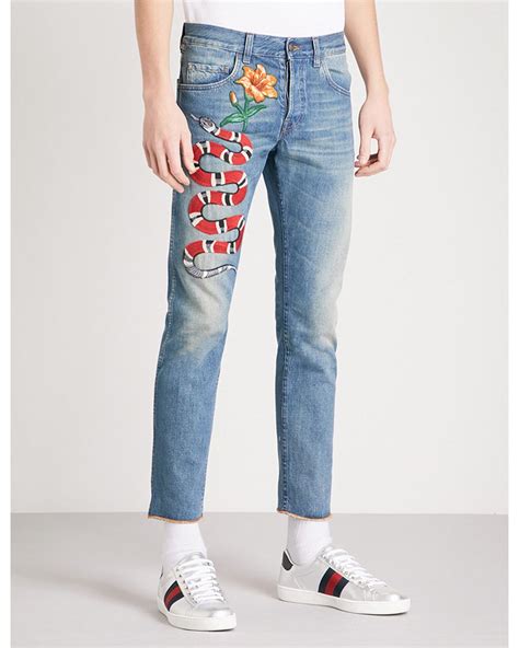 gucci herren outfit|gucci denim jeans.